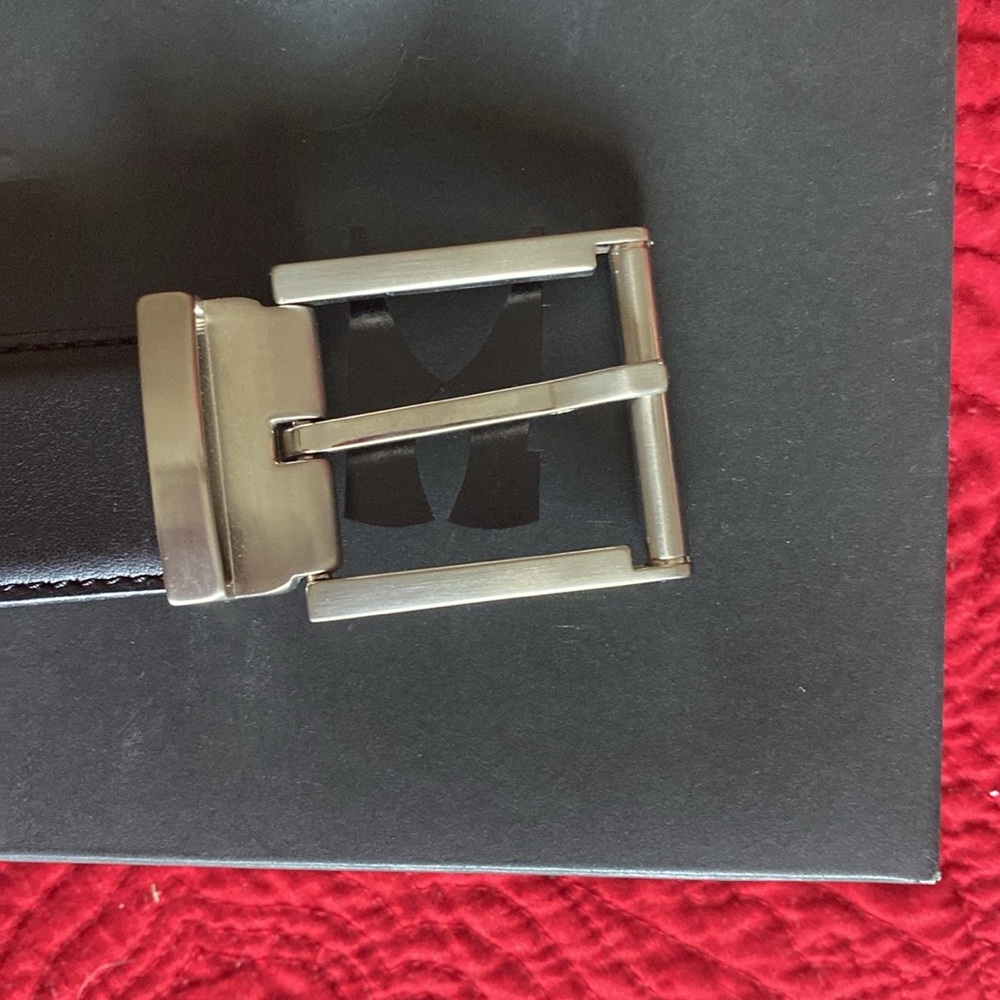 Italian Leather Black Belt